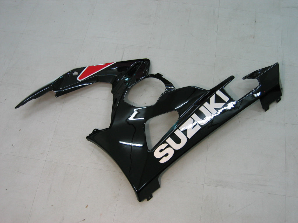 Kit de carénage rouge et noir Suzuki GSXR1000 2005-2006