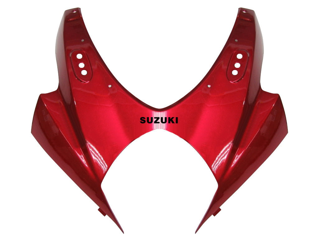 2007-2008 Suzuki GSXR 1000 Red Cherry & Black GSXR Racing stroomlijnkappen Generiek