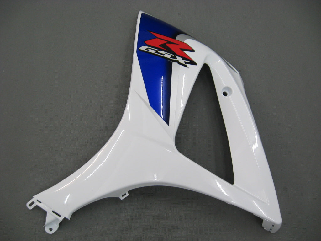 2007-2008 Suzuki GSXR 1000 blauw-witte GSXR Racing stroomlijnkappen algemeen