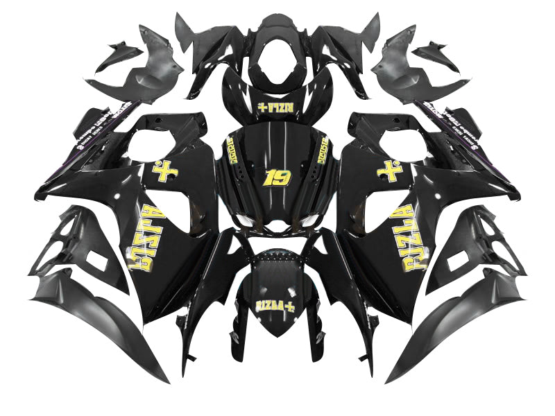 For GSXR1000 2009-2016 Bodywork Fairing Black ABS Injection Molded Plastics Set