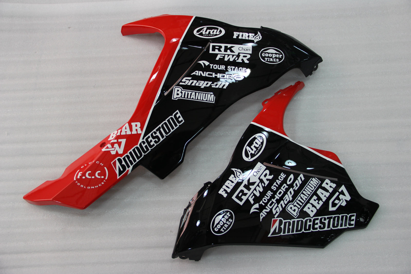 Kit de carénage Multi noir et rouge Suzuki GSXR1000 2009-2016