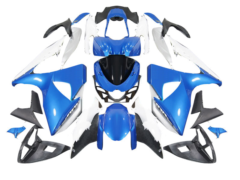 2009-2016 Suzuki GSXR 1000 blauw-witte GSXR Racing stroomlijnkappen algemeen