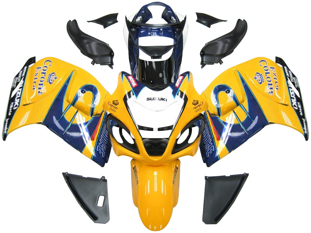 2008-2020 Suzuki GSX 1300 Hayabusa Jaune Bleu Alstare Corona Racing Carénages Générique