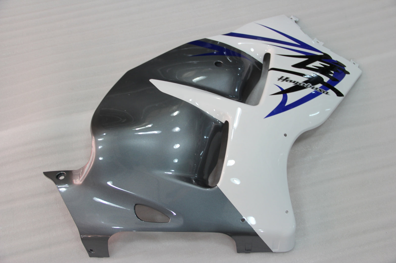 2008-2020 Suzuki GSX 1300 Hayabusa Carénages de course blanc gris bleu générique