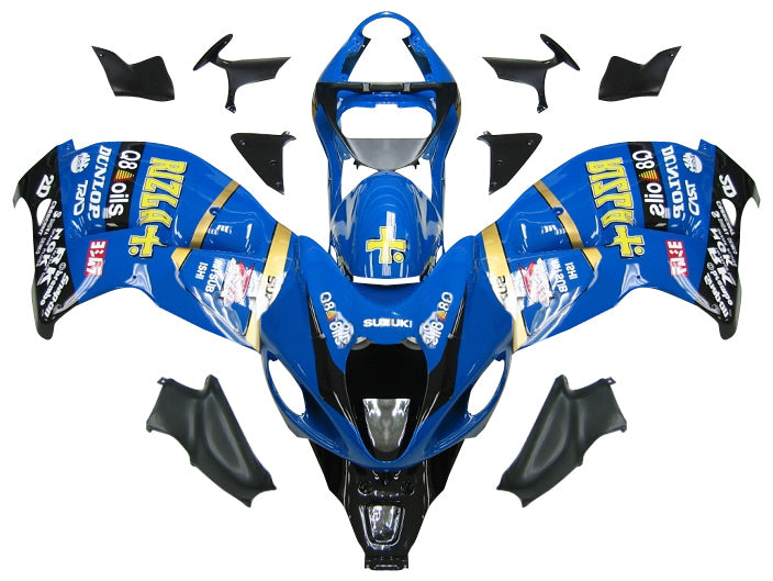 1999-2007 Suzuki GSX1300 Hayabusa Bleu Rizla Racing Carénages Générique