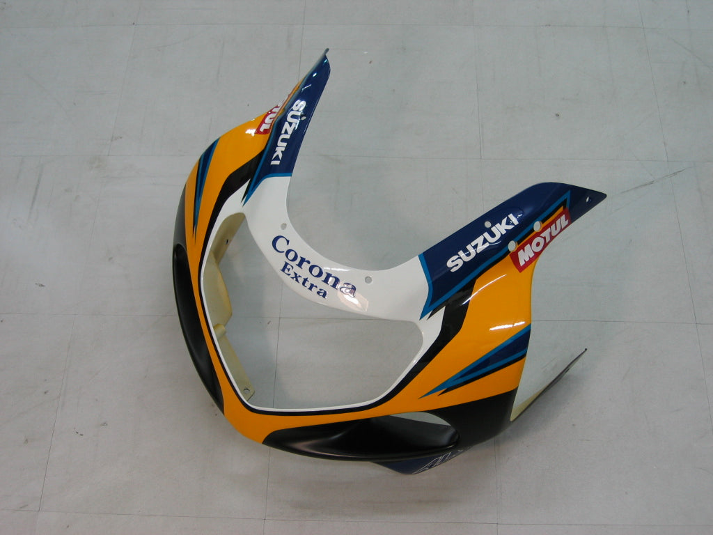 For GSXR600 2001-2003 Bodywork Fairing Yellow ABS Injection Molded Plastics Set