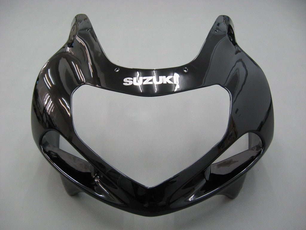 For GSXR600 2001-2003 Bodywork Fairing Black ABS Injection Molded Plastics Set