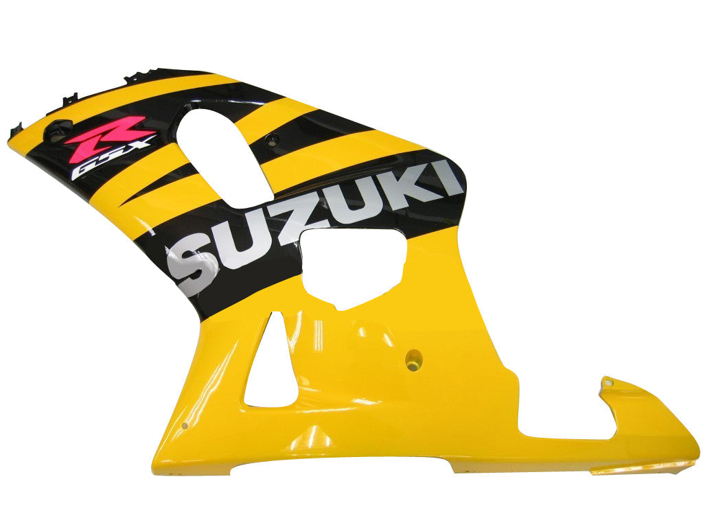 2001-2003 Suzuki GSXR 600 Amarillo Negro GSXR Racing Carenados Genérico