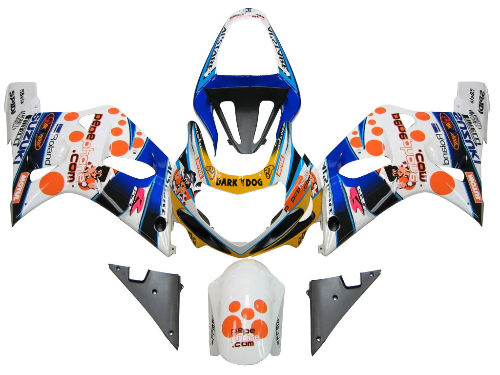 2001-2003 Suzuki GSXR 600 Pepephone multicolore GSXR Racing Carénages Générique