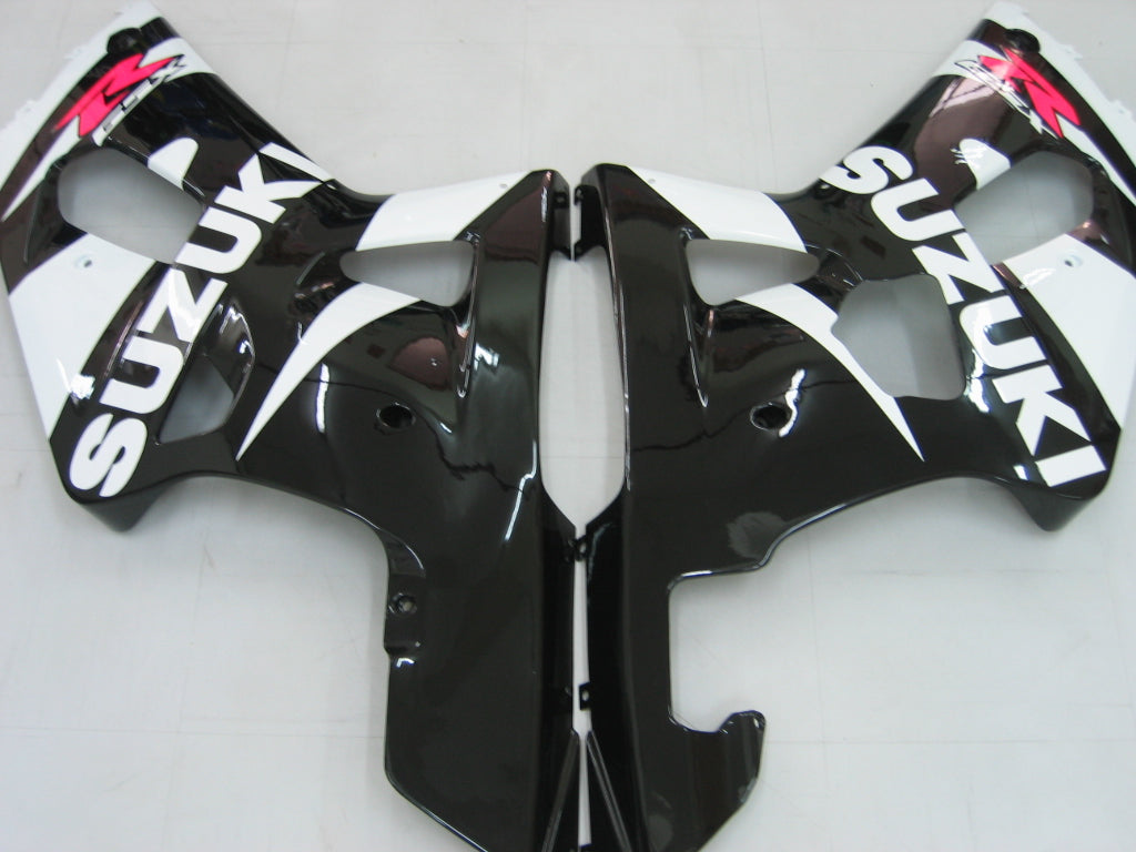 For GSXR600 2001-2003 Bodywork Fairing Black ABS Injection Molded Plastics Set