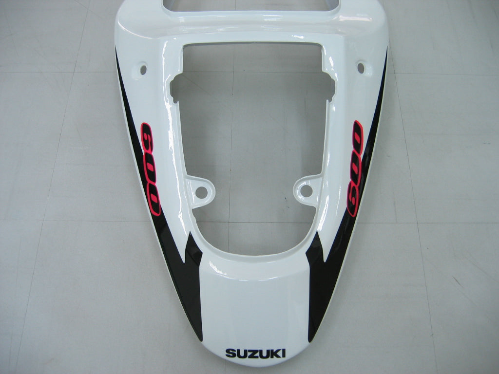 2001-2003 Suzuki GSXR 600 Carenados de carreras GSXR blanco y negro genéricos