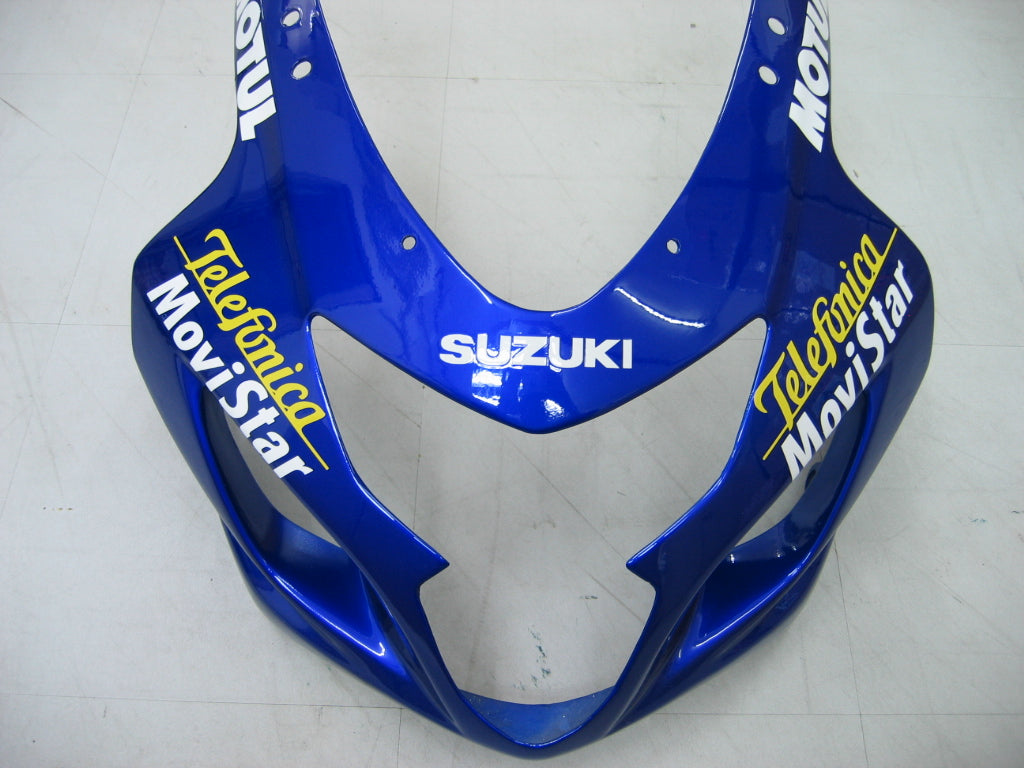 2004-2005 Suzuki GSXR 600 750 Blue Movistar GSXR Racing Fairings Generic