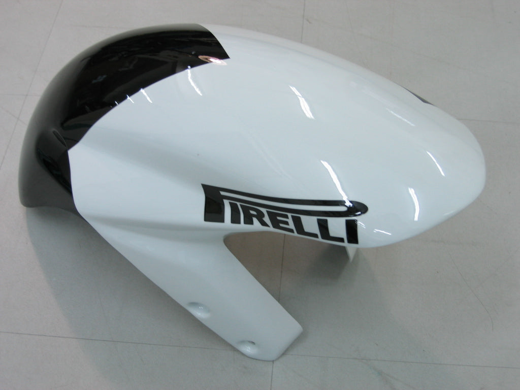 2004-2005 GSXR 600/750 White Bodywork Fairing ABS Injection Molded Plastics Set Generic