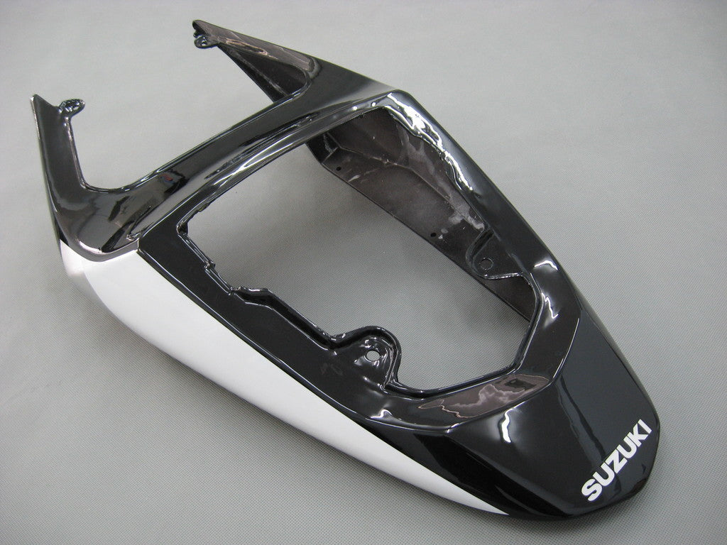 2004-2005 Suzuki GSXR 600 750 Black Silver GSXR Racing Fairings Generic