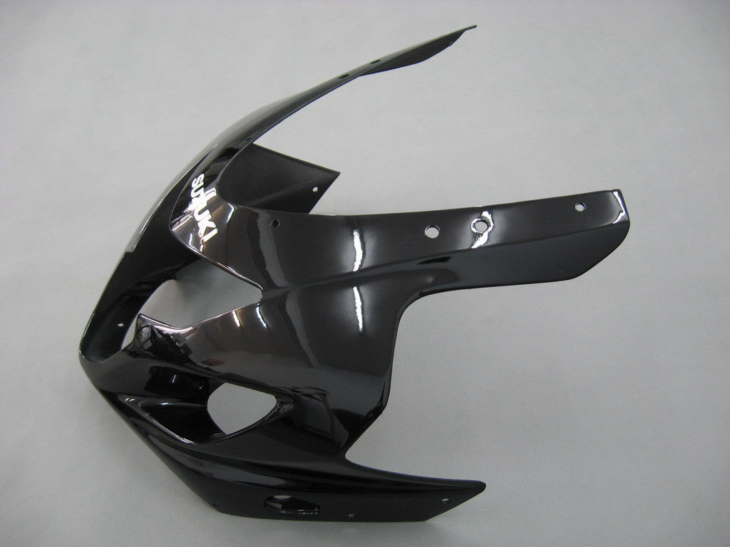 2004-2005 Suzuki GSXR 600 750 Black Silver GSXR Racing Fairings Generic