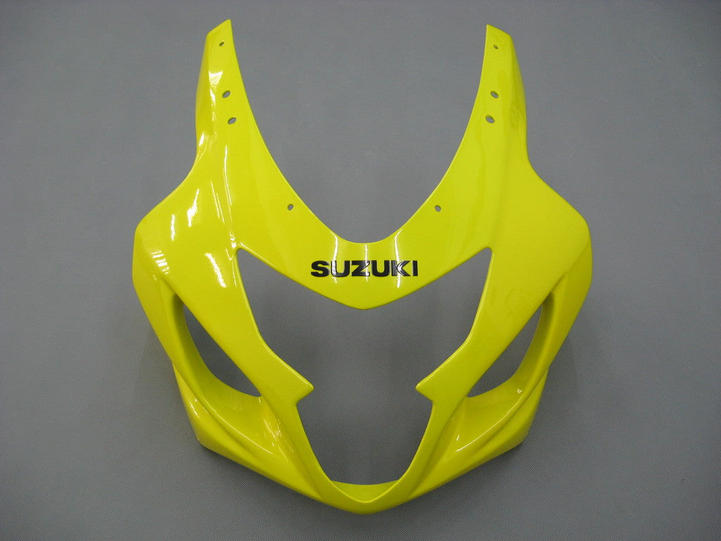 2004-2005 Suzuki GSXR 600 750 Yellow & Black GSXR Racing Fairings Generic