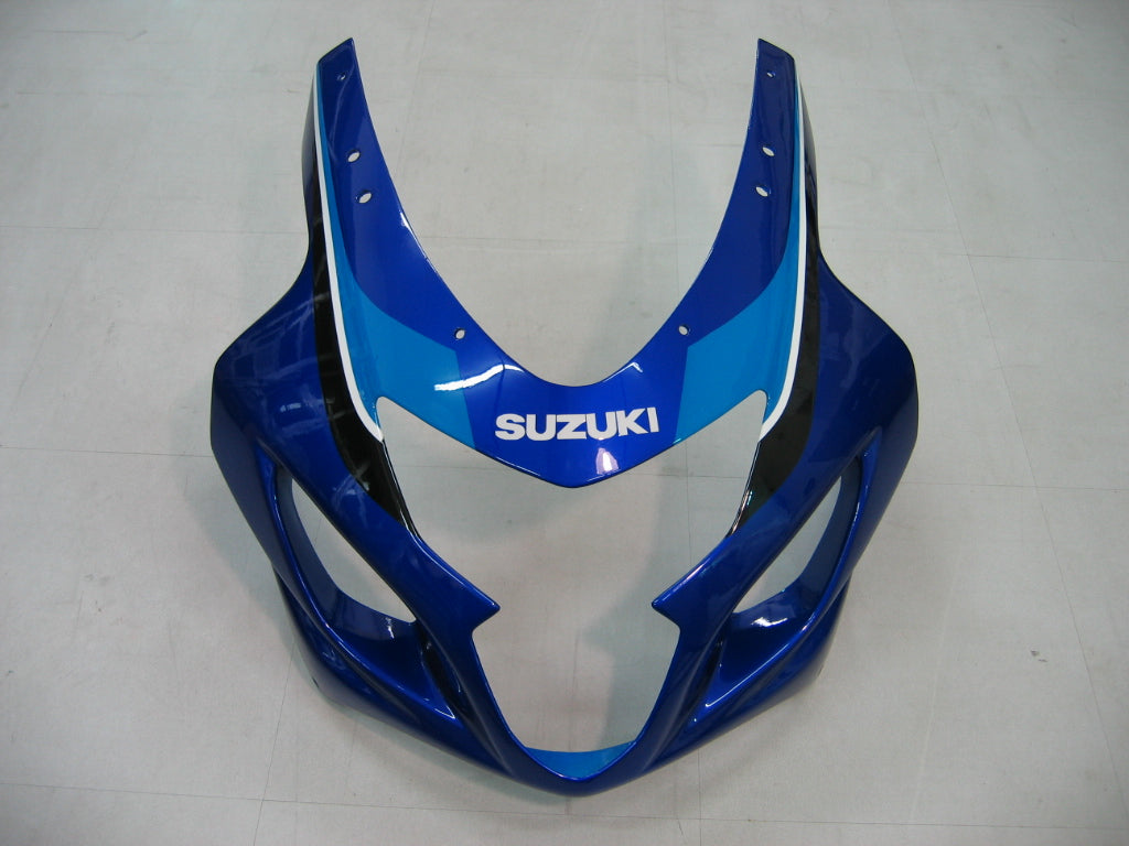 2004-2005 GSXR 600/750 Blauwe carrosseriekuip ABS spuitgegoten kunststoffenset Generiek