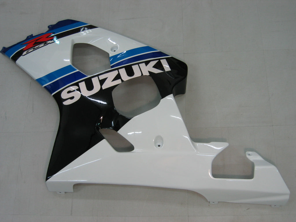 2004-2005 GSXR 600/750 Blue Bodywork Fairing ABS Injection Molded Plastics Set Generic