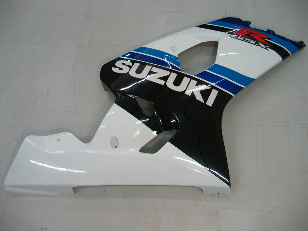 2004-2005 GSXR 600/750 Blue Bodywork Fairing ABS Injection Molded Plastics Set Generic