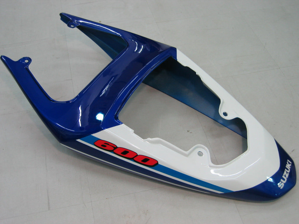 2004-2005 GSXR 600/750 Blue Bodywork Fairing ABS Injection Molded Plastics Set Generic