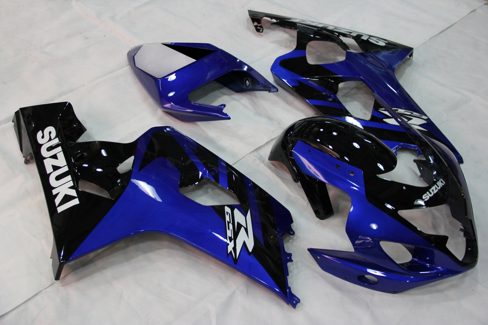 2004-2005 Suzuki GSXR 600 750 Bleu Noir GSXR Racing Carénages Générique