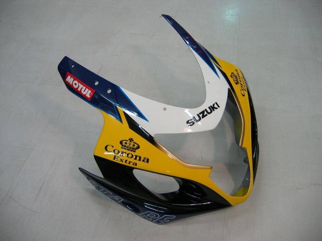 2004-2005 GSXR 600/750 Bodywork Fairing Yellow ABS Injection Molded Plastics Set Generic