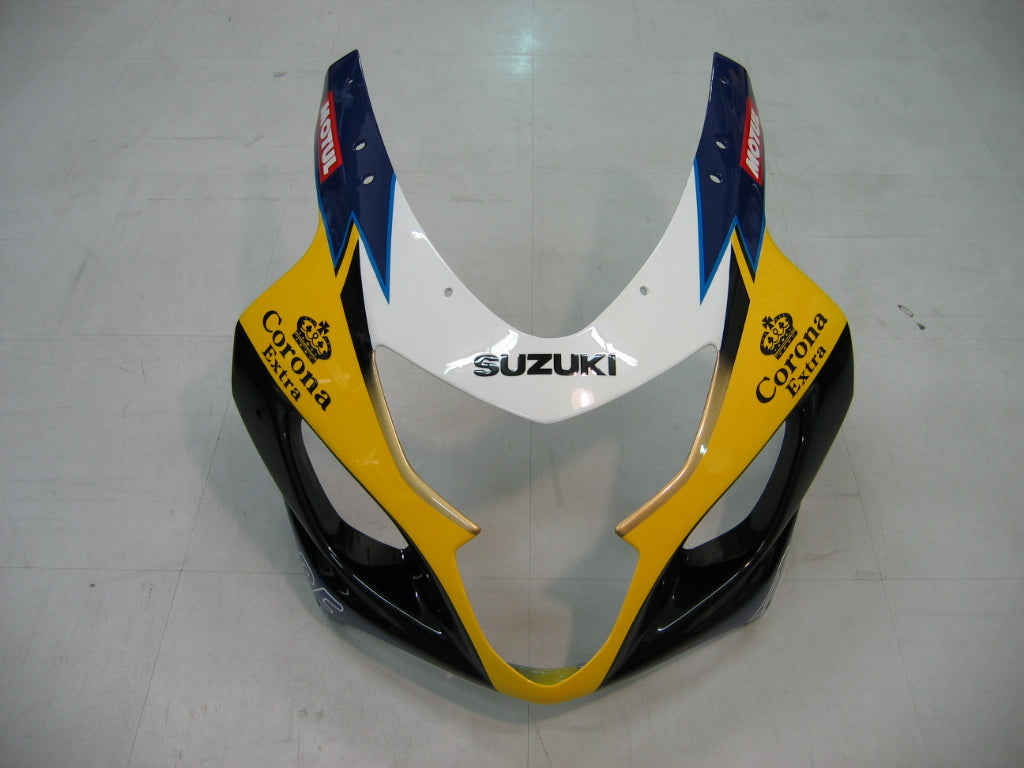 2004-2005 GSXR 600/750 Bodywork Fairing Yellow ABS Injection Molded Plastics Set Generic