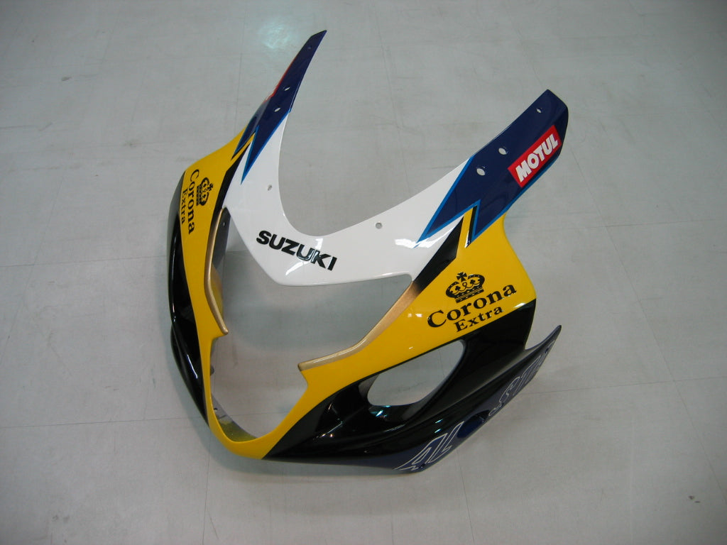 2004-2005 GSXR 600/750 Bodywork Fairing Yellow ABS Injection Molded Plastics Set Generic