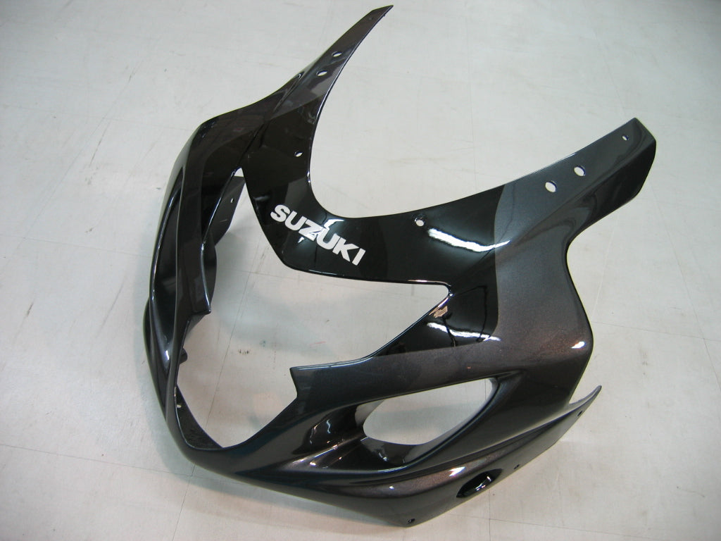 For GSXR 600/750 2004-2005 Bodywork Fairing Black ABS Injection Molded Plastics Set