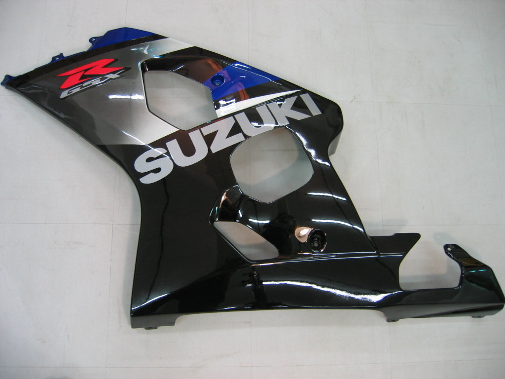 2004-2005 Suzuki GSXR 600 750 Carénages Bleu Noir Argent GSXR Racing Générique