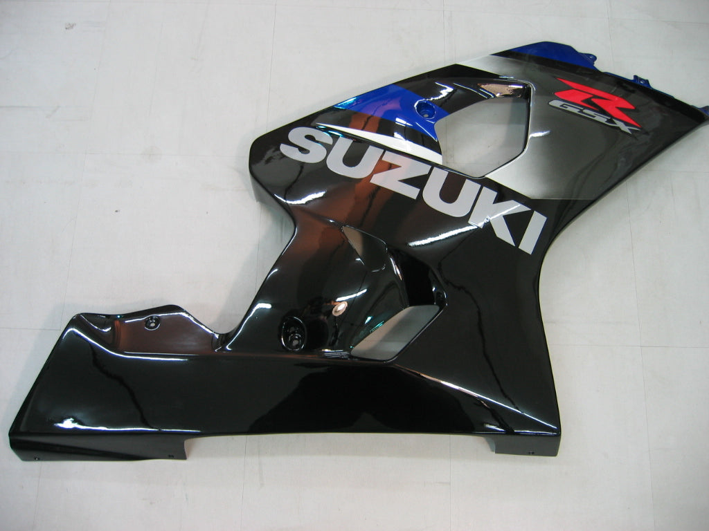 2004-2005 Suzuki GSXR 600 750 Carénages Bleu Noir Argent GSXR Racing Générique