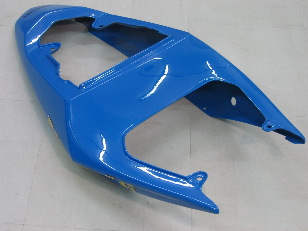 2004-2005 GSXR 600/750 Carénage de carrosserie Bleu Rizla ABS Ensemble de plastiques moulés par injection générique