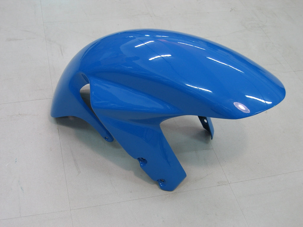 2004-2005 GSXR 600/750 Bodywork Fairing Blue Rizla ABS Injection Molded Plastics Set Generic