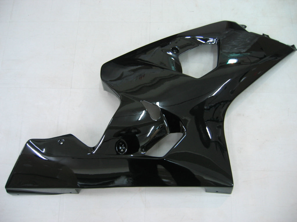 2004-2005 Suzuki GSXR 600 750 Carénages Tout Noir GSXR Racing Générique