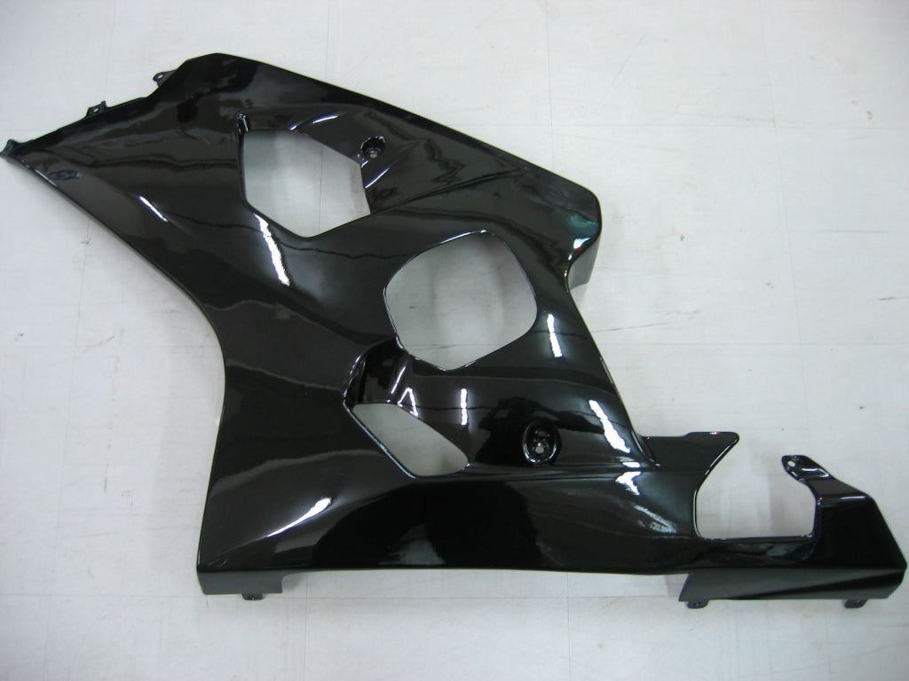 For GSXR 600/750 2004-2005 Bodywork Fairing Black ABS Injection Molded Plastics Set