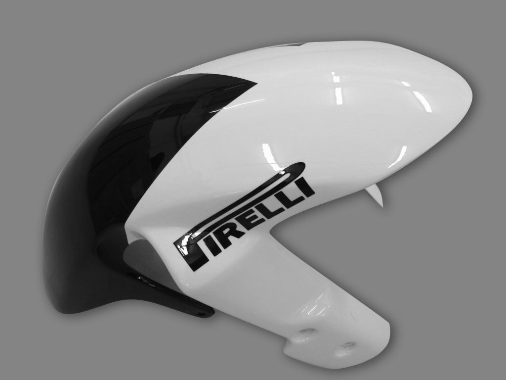 2006-2007 GSXR 600/750 White Bodywork Fairing ABS Injection Molded Plastics Set Generic