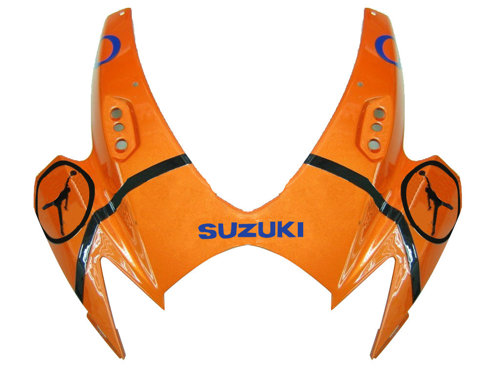 2006-2007 Suzuki GSXR 600 750 oranje en blauw Jordan Racing stroomlijnkappen algemeen