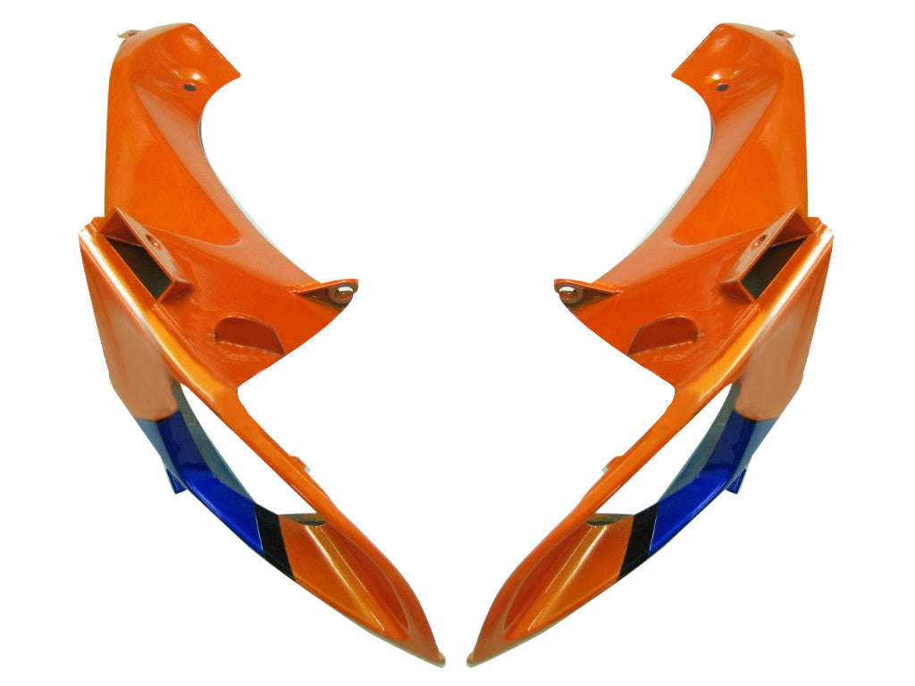 2006-2007 Suzuki GSXR 600 750 oranje en blauw Jordan Racing stroomlijnkappen algemeen