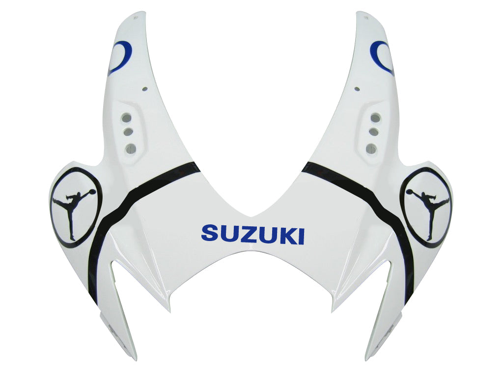 For GSXR 600/750 2006-2007 Bodywork Fairing White ABS Injection Molded Plastics Set