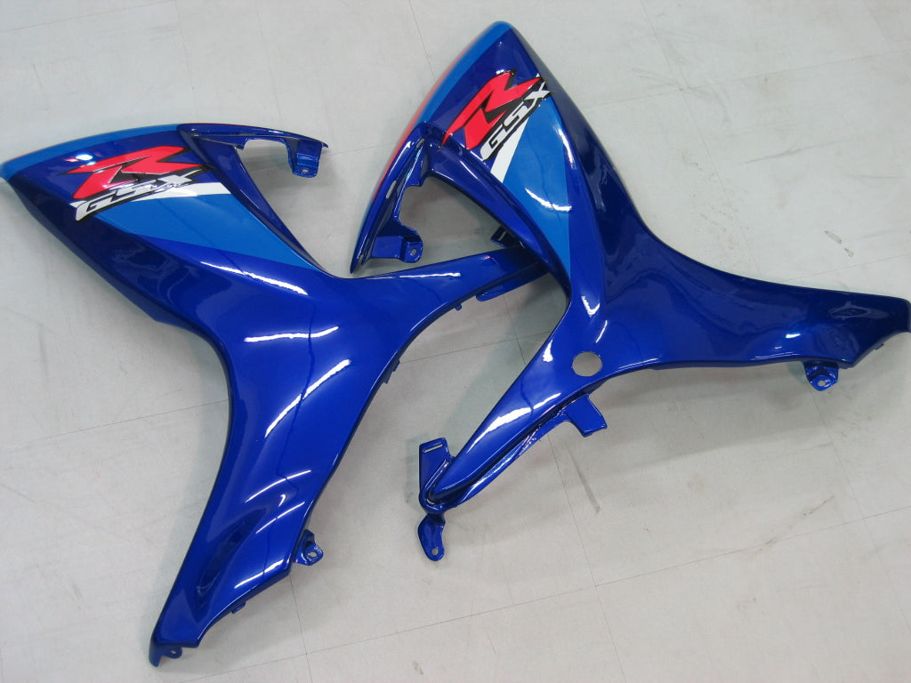 2006-2007 Suzuki GSXR600750 Fairing Blue&White Kit