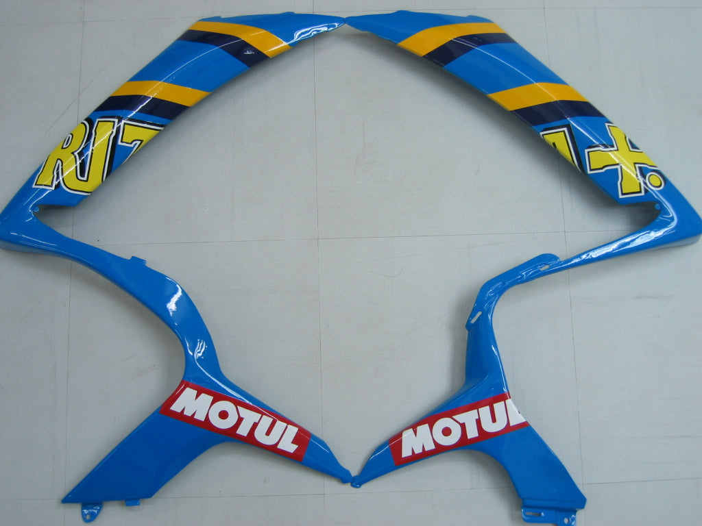 2006-2007 Suzuki GSXR 600 750 blauwe Rizla Racing stroomlijnkappen algemeen