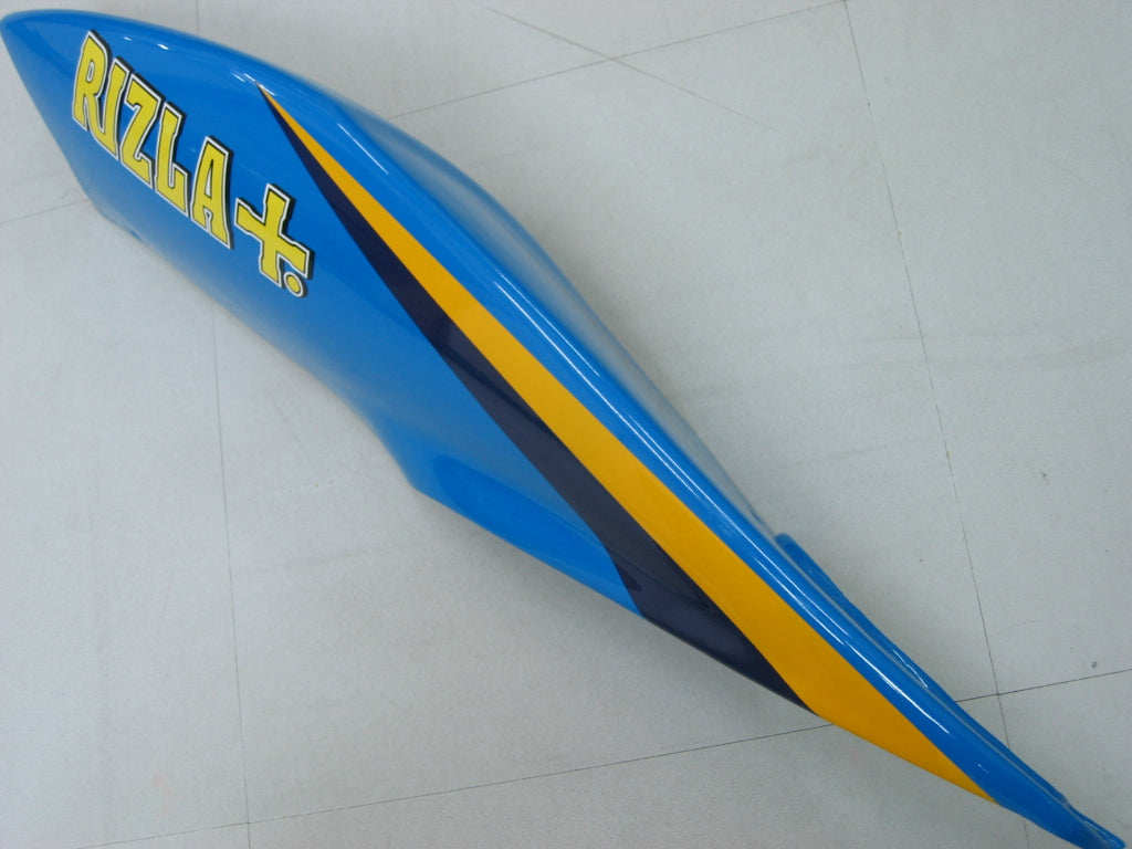 2006-2007 Suzuki GSXR 600 750 blauwe Rizla Racing stroomlijnkappen algemeen