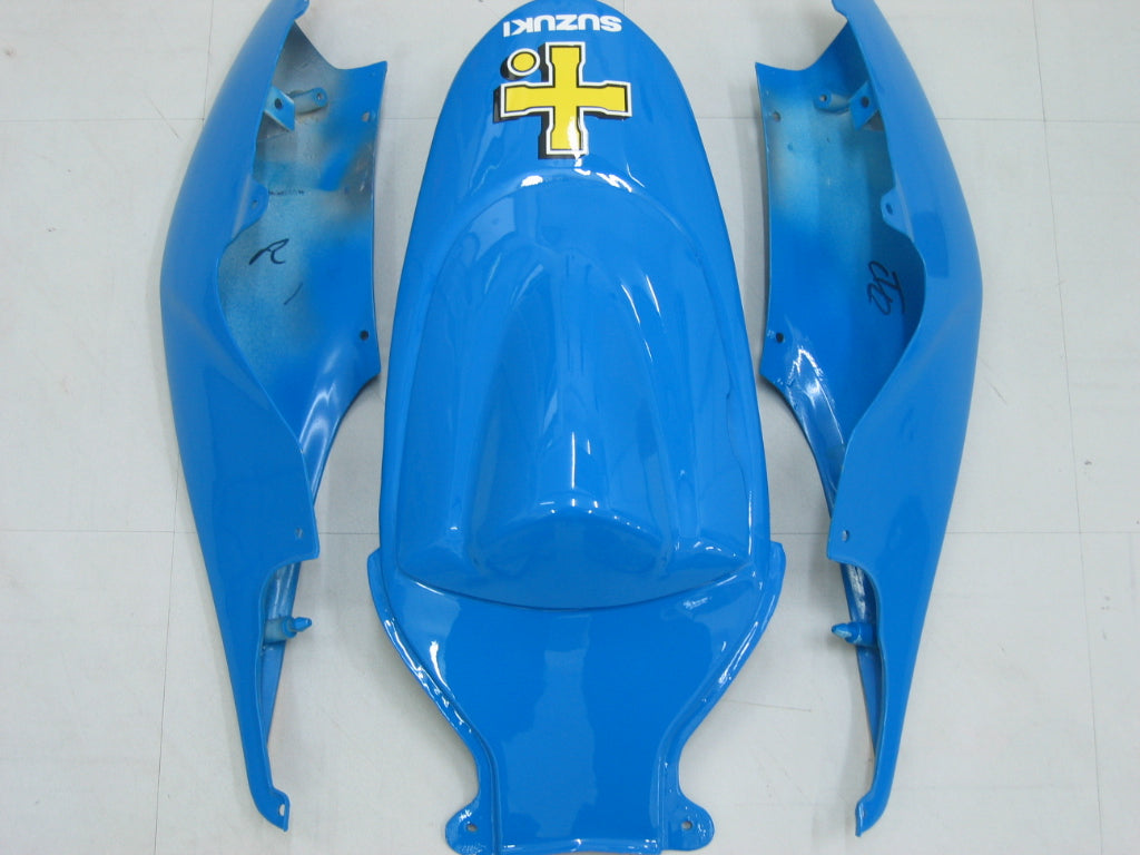 2006-2007 Suzuki GSXR 600 750 blauwe Rizla Racing stroomlijnkappen algemeen