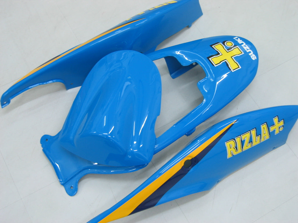 2006-2007 Suzuki GSXR 600 750 blauwe Rizla Racing stroomlijnkappen algemeen