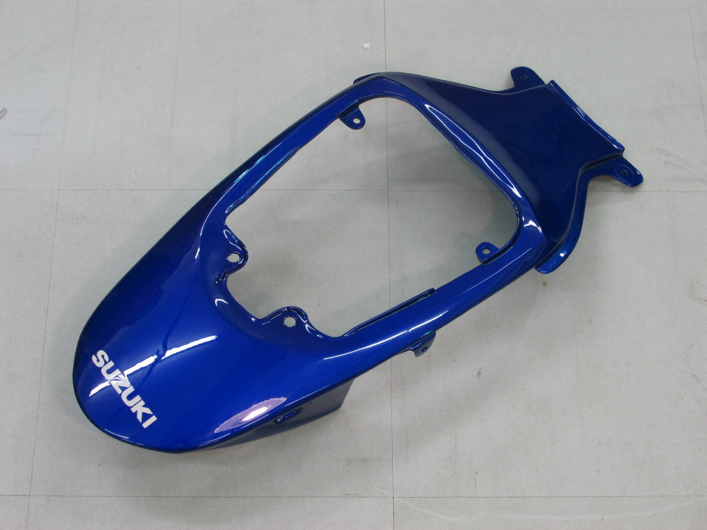 2006-2007 Suzuki GSXR 600750 Kit de carénage Amotopart blanc et bleu