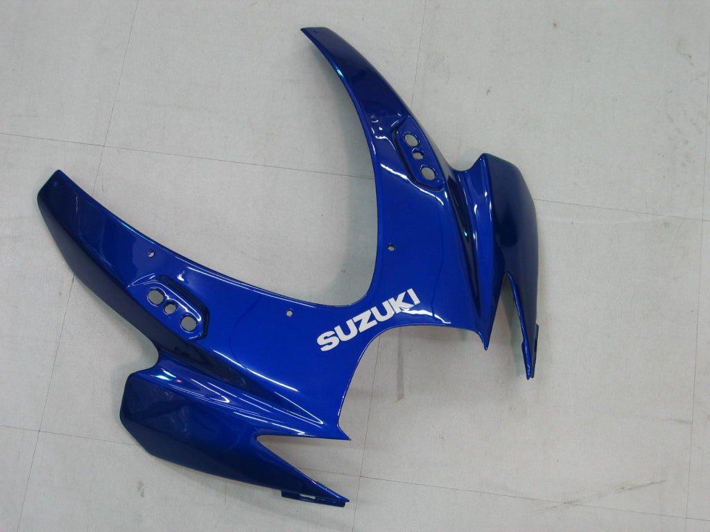 2006-2007 Suzuki GSXR 600750 Kit de carénage Amotopart blanc et bleu