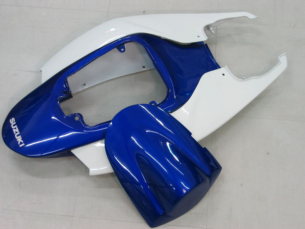 2006-2007 Suzuki GSXR 600750 Kit de carénage Amotopart blanc et bleu