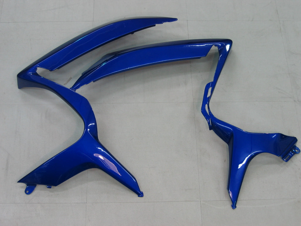 2006-2007 Suzuki GSXR 600750 Kit de carénage Amotopart blanc et bleu