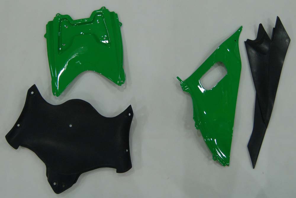 Carenados de carreras Rizla verdes genéricos para Suzuki GSXR 600 750 2008-2010