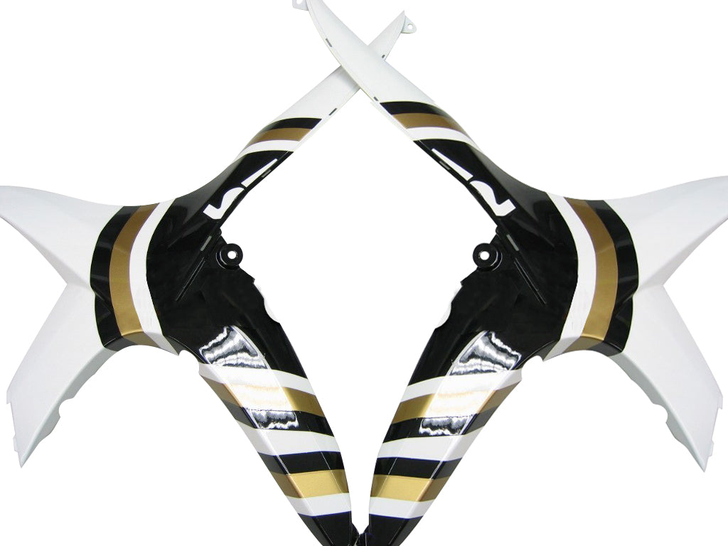 2008-2010 Suzuki GSXR 600 750 Blanc Black Lucky Strike Racing Fairings générique